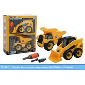Juego de construcción DIY - Camión y Cargadora