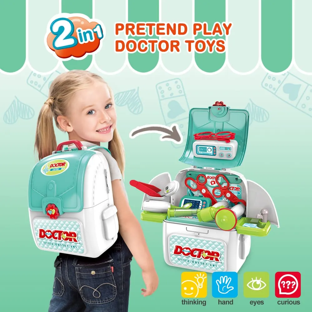 Kit Médico 2 en 1 - Mochila y Consultorio